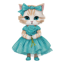 Load image into Gallery viewer, Acrylic Shaking Head Cat Table Top Special ShapeDiamond Painting Ornament Kits