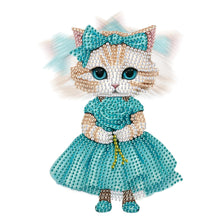 Load image into Gallery viewer, Acrylic Shaking Head Cat Table Top Special ShapeDiamond Painting Ornament Kits