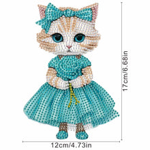 Load image into Gallery viewer, Acrylic Shaking Head Cat Table Top Special ShapeDiamond Painting Ornament Kits