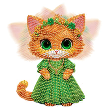 Load image into Gallery viewer, Acrylic Shaking Head Cat Table Top Special ShapeDiamond Painting Ornament Kits