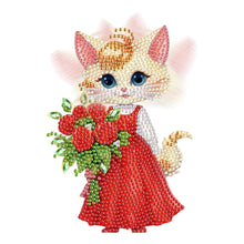 Load image into Gallery viewer, Acrylic Shaking Head Cat Table Top Special ShapeDiamond Painting Ornament Kits