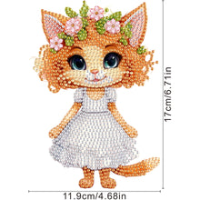 Load image into Gallery viewer, Acrylic Shaking Head Cat Table Top Special ShapeDiamond Painting Ornament Kits