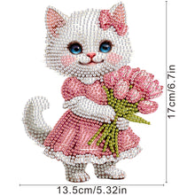 Load image into Gallery viewer, Acrylic Shaking Head Cat Table Top Special ShapeDiamond Painting Ornament Kits