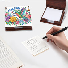 Load image into Gallery viewer, 1pc Bird Pattern DIY Diamond Painting Kit Note Box 160 Sticky Note Desktop Decor