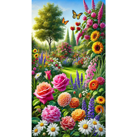 Diamond Painting - Full Round - Flower Scenery (40*70CM)