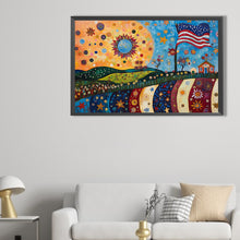 Load image into Gallery viewer, Diamond Painting - Full Round - Independence Day Town Night Scene (60*40CM)