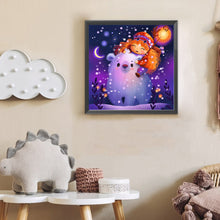 Load image into Gallery viewer, Diamond Painting - Full Round - Girl White Bear (30*30CM)