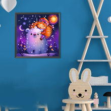 Load image into Gallery viewer, Diamond Painting - Full Round - Girl White Bear (30*30CM)