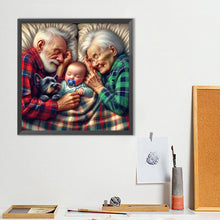 Load image into Gallery viewer, Diamond Painting - Full Round - Grandpa And Grandma (40*40CM)