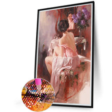 Load image into Gallery viewer, Diamond Painting - Full Round - Girl (40*60CM)