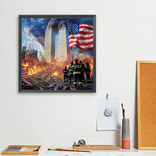 Load image into Gallery viewer, Diamond Painting - Full Square - Fireman American Fire (40*40CM)