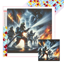 Load image into Gallery viewer, Diamond Painting - Full Square - Fireman American Fire (40*40CM)