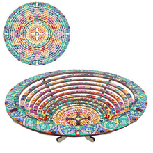 Load image into Gallery viewer, Diamond Painting Wooden Serving Tray Decorative Diamond Painting Dining Plate(E)