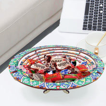 Load image into Gallery viewer, Diamond Painting Wooden Serving Tray Decorative Diamond Painting Dining Plate(E)