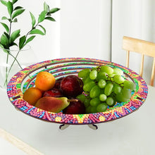 Load image into Gallery viewer, Diamond Painting Wooden Serving Tray Decorative Diamond Painting Dining Plate(H)