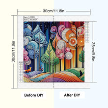Load image into Gallery viewer, Diamond Painting - Partial Special Shaped - Beautiful Forest (30*30CM)