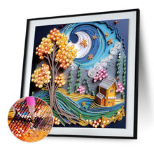 Load image into Gallery viewer, Diamond Painting - Partial Special Shaped - Beautiful Forest (30*30CM)