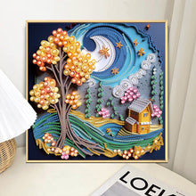 Load image into Gallery viewer, Diamond Painting - Partial Special Shaped - Beautiful Forest (30*30CM)