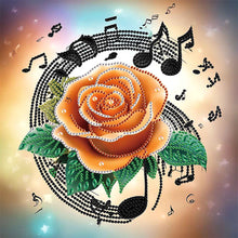 Load image into Gallery viewer, Diamond Painting - Partial Special Shaped - Musical Symbols (30*30CM)
