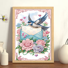 Load image into Gallery viewer, Diamond Painting - Partial Special Shaped - Flower Bird (30*40CM)