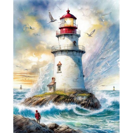 Diamond Painting - Full Square - Lighthouse (40*50CM)
