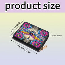 Load image into Gallery viewer, Diamond Painting Card Holder Coin Purse Diamond Art Wallet Pouch for Women (B)