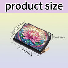 Load image into Gallery viewer, Diamond Painting Card Holder Coin Purse Diamond Art Wallet Pouch for Women (F)