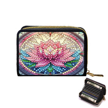 Load image into Gallery viewer, Diamond Painting Card Holder Coin Purse Diamond Art Wallet Pouch for Women (F)
