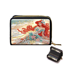 Load image into Gallery viewer, Diamond Painting Card Holder Coin Purse Diamond Art Wallet Pouch for Women (H)