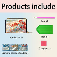 Load image into Gallery viewer, Diamond Painting Card Holder Coin Purse Diamond Art Wallet Pouch for Women (H)