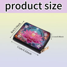 Load image into Gallery viewer, Diamond Painting Card Holder Coin Purse Diamond Art Wallet Pouch for Women (K)