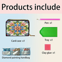 Load image into Gallery viewer, Diamond Painting Card Holder Coin Purse Diamond Art Wallet Pouch for Women (L)