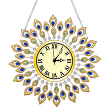 Load image into Gallery viewer, DIY Diamond Painting Clock Kits Diamond Art Clock Ornaments Kit Home Decor (C)