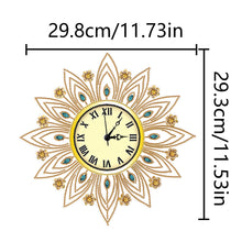 Load image into Gallery viewer, DIY Diamond Painting Clock Kits Diamond Art Clock Ornaments Kit Home Decor (D)