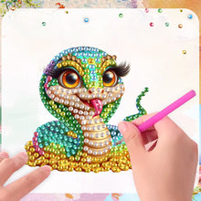 Load image into Gallery viewer, 6Pcs DIY Diamond Painting Refrigerator Magnets Diamond Art Kits (Snake)