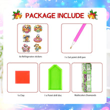 Load image into Gallery viewer, 6Pcs DIY Diamond Painting Refrigerator Magnets Diamond Art Kits for Adults(Duck)