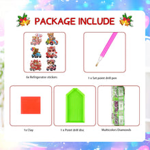 Load image into Gallery viewer, 6Pcs DIY Diamond Painting Refrigerator Magnets Diamond Art Kits (Animal)
