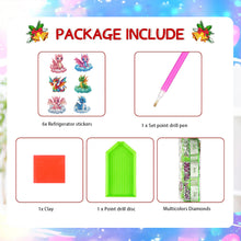 Load image into Gallery viewer, 6Pcs DIY Diamond Painting Refrigerator Magnets Diamond Art Kits (Dragon)