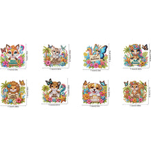 Load image into Gallery viewer, 6Pcs DIY Diamond Painting Refrigerator Magnets Diamond Art Kits (Summer)