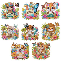 Load image into Gallery viewer, 6Pcs DIY Diamond Painting Refrigerator Magnets Diamond Art Kits (Summer)