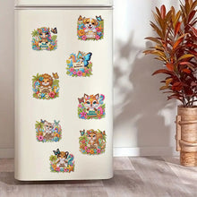 Load image into Gallery viewer, 6Pcs DIY Diamond Painting Refrigerator Magnets Diamond Art Kits (Summer)