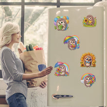 Load image into Gallery viewer, 6Pcs DIY Diamond Painting Refrigerator Magnets Diamond Art Kits (Hedgehog)