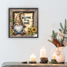 Load image into Gallery viewer, Diamond Painting - Partial Special Shaped - Sunflower Gnome (30*30CM)