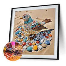 Load image into Gallery viewer, Diamond Painting - Partial Special Shaped - Abstract Pebble Bird (30*30CM)