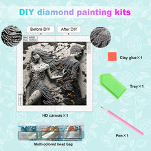 Load image into Gallery viewer, Diamond Painting - Partial Special Shaped - Abstract Art Woman (30*30CM)
