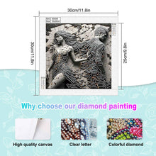 Load image into Gallery viewer, Diamond Painting - Partial Special Shaped - Abstract Art Woman (30*30CM)