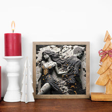 Load image into Gallery viewer, Diamond Painting - Partial Special Shaped - Abstract Art Woman (30*30CM)