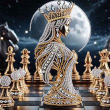 Load image into Gallery viewer, Diamond Painting - Partial Special Shaped - Abstract Chess Goddess (30*30CM)