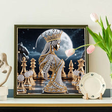 Load image into Gallery viewer, Diamond Painting - Partial Special Shaped - Abstract Chess Goddess (30*30CM)