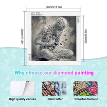 Load image into Gallery viewer, Diamond Painting - Partial Special Shaped - Abstract Art Portrait (30*30CM)